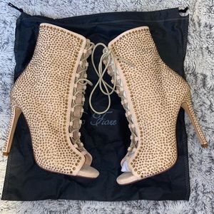 Akira Open Toe Booties